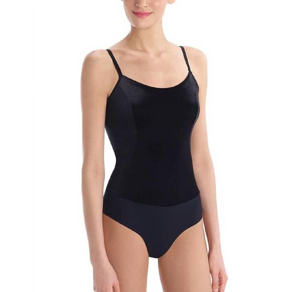 NEW COMMANDO velvet cami bodysuit in black - Picture 1 of 2